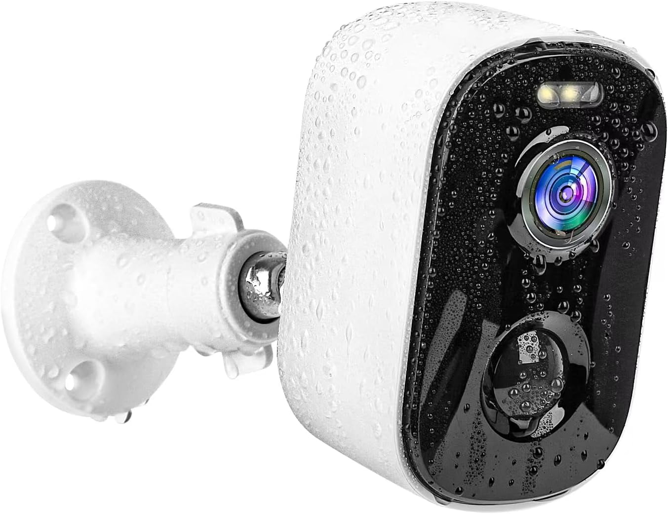 Security Camera Outdoor with Dual Lens, 4K/2MP Outdoor Cameras for Home Security with Auto Tracking, Human Detection, 30m Color Night Vision, Two-Way Audio, IP66