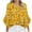 Yellow, variant on SHE IS Womens 3/4 Sleeve Tops, Fall Shirts for Women Plus Womens Long Sleeve Tops Casual Dressy Womens Button down Blouse Silk Basic Long Sleeve Crew Neck Tees for Women