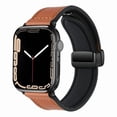 thumbnail image 1 of Correa de Piel para Apple Watch, Hebilla Magnética, Compatible con Todas las Series, 1 of 5
