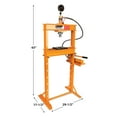 thumbnail image 3 of Performance Tool W41062 12 Ton Hydraulic Shop Press with Adjustable Height, Remote Cylinder, and Pressure Gauge for Heavy-Duty Tasks, 3 of 10