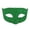 A004- Green, variant on Black Masquerade Mask for Women 7 Inch Glitter Half Face Mask, Mardi Gras Mask for Men, Halloween Mask Party Accessory for Masquerade Events, 1 Pack