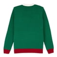 thumbnail image 2 of The Ugly Sweater Co. Ugly Christmas Sweater for Holiday Fun Tacky Unisex Design, Perfect Snug Fit Breathable Crewneck (Emerald - Fat Santa, Small), 2 of 3