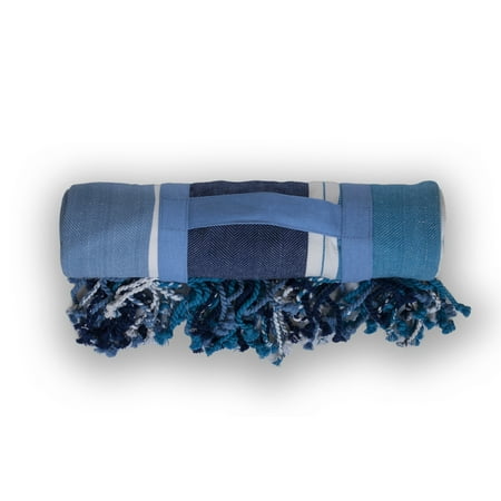 Heavy Fringed Beach Blanket 100% Cotton Long Beach