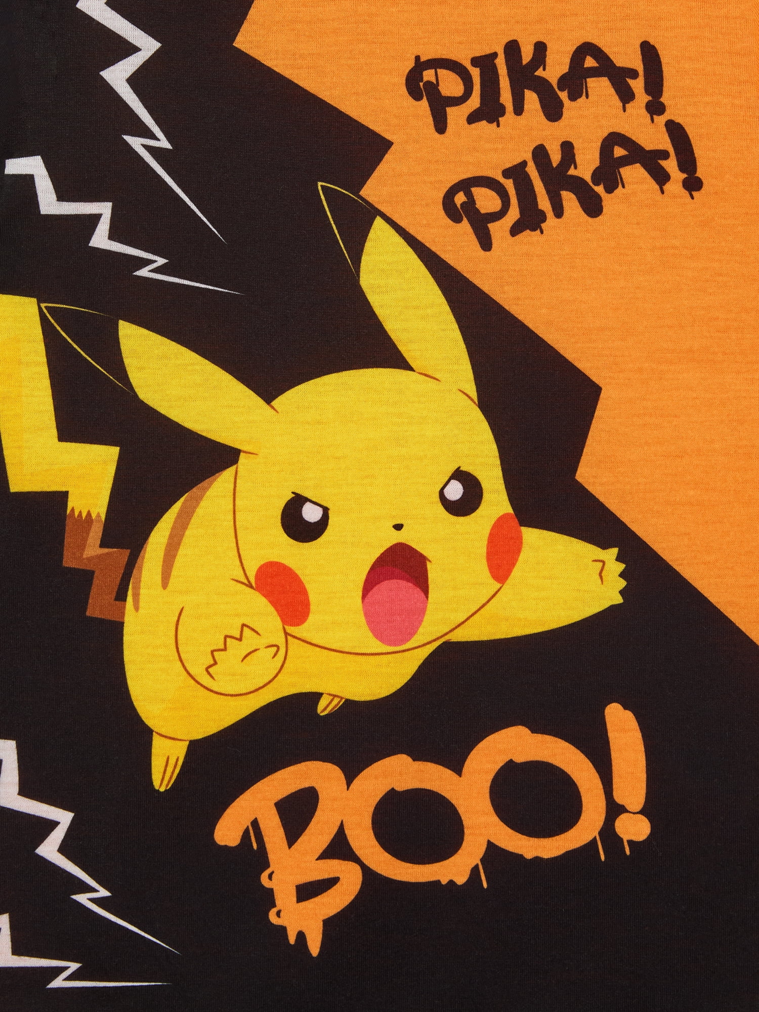 Pokemon Boys Halloween Short Sleeve Sleep Top and Pants Pajama Set, 2-Piece, Sizes 4-12