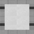 thumbnail image 1 of Ahgly Company Machine Washable Indoor Square Transitional Gunmetal Gray Area Rugs, 6' Square, 1 of 7