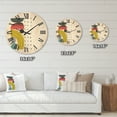 thumbnail image 4 of Designart 'Abstract Colorful Geometric Art Collage I' Modern Wood Wall Clock, 4 of 5