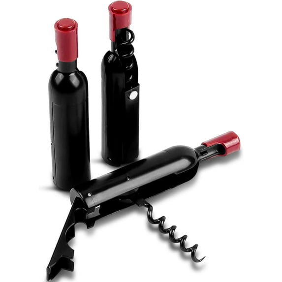 2Pcs Multi-functional Corkscrew Wine Bottle Opener - Metallic beer Opener for sommeliers, waiters, and bartenders, Great for Gifts for Parties