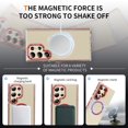thumbnail image 2 of Dteck Magnetic Case for Samsung Galaxy S25 Plus,Shockproof Matte Translucent PC Back Case Compatible with MagSafe Built-in Ring Stand Cover for Galaxy S25 Plus,Red, 2 of 9