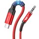 thumbnail image 1 of Cable JSAUX USB C a conector auxiliar de audio de 3,5 mm para iPhone, rojo, 1 of 8