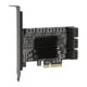 thumbnail image 1 of Tarjeta Adaptadora, Transmisión Estable Tarjeta De Expansión PCIE Tasa De Transferencia De 6 Gbps Para OS X Para Linux Para Windows ANGGREK Otros, 1 of 8