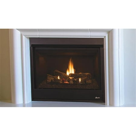 Propane Gas Vent 45 in. Propane Gas DRT 3000 Pro Series Clean Face Circulating Direct Vent - Top & Rear Vent, Electronic Ignition ()