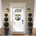 thumbnail image 5 of Eveokoki Welcome To My Classroom Front Door Sign Funny Wreaths Hanging Wooden Plaque Decoration Round Rustic Wood Farmhouse Porch Decor for Home Front Door Decor, 12 x 12 Inch, 5 of 5