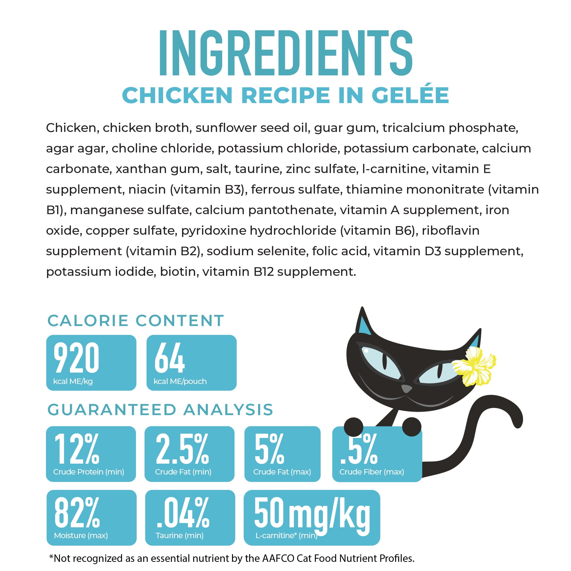 (12 pack) Tiki Cat Gelee Wet Cat Food, Chicken, 2.8 oz. Pouch