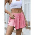 thumbnail image 4 of Gleelaud Women's Summer Flowy Yoga Workout Shorts for Athletic Gym Running Shorts Tennis Short Skirt Pink, 4 of 7