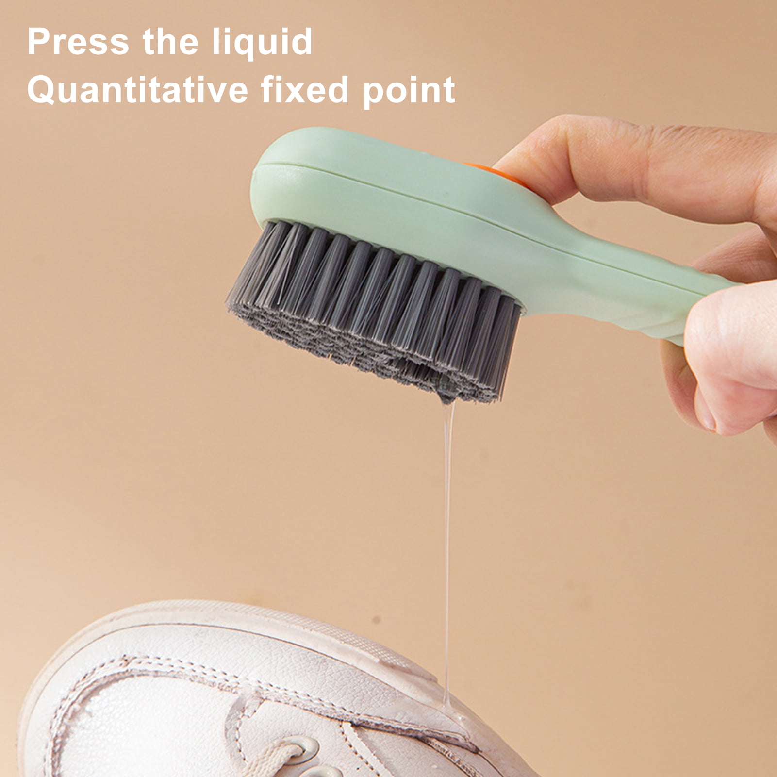 Automatic Liquid Discharge Shoe Mud Cleaning Brush Set