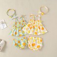 thumbnail image 3 of Foshan ropa para niños vestido de bebé 2019 verano nuevo limón niña vestido de tirantes traje niña f Abanopi Traje de etiqueta, 3 of 7
