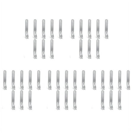 40 Pieces Mini Pry Bar Stainless Steel Flat Bar Multifunction Small Pry Bar Mini Crowbar Survival Opener Tool Set