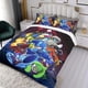 thumbnail image 3 of Mega Man Conjunto de sábanas temático, trío de piezas, cómodo y amigable con la piel, diseño único, regalo de decoración para el hogar para familiares, amigos y fans,135cm *200cm, 3 of 6