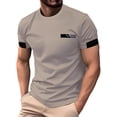 thumbnail image 2 of Antinious Men Solid Round Neck Short Sleeve Breathable Loose Casual Tops, 2 of 5