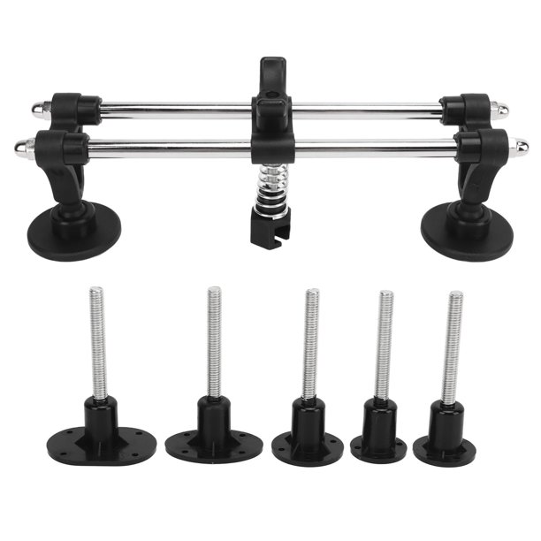 Kit de reparación de abolladuras sin pintura para reparación de abolladuras de puente de doble poste, para eliminación de abolladuras de automóviles, abolladuras menores, color negro