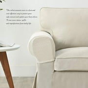 2PCS Stretch Armrest Covers for Chairs and Sofas Couch Arm Covers for Sofa Spandex Jacquard Armrest Covers Anti-Slip Furniture Protector Washable Armchair Slipcovers