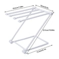 thumbnail image 2 of EGNMCR Storage Rack Folding Fabric Vertical Light Kitchen Countertop Kitchen Cloth And Support For Towels For Efficient Organization Space Saving folding rack, 2 of 5