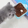 thumbnail image 5 of Removable Stainless Steel Hanging Pet Cage Bowl with Holder for Dog Cat Puppy Rabbit Bird Kennel Food Water Feeder, 5 of 9