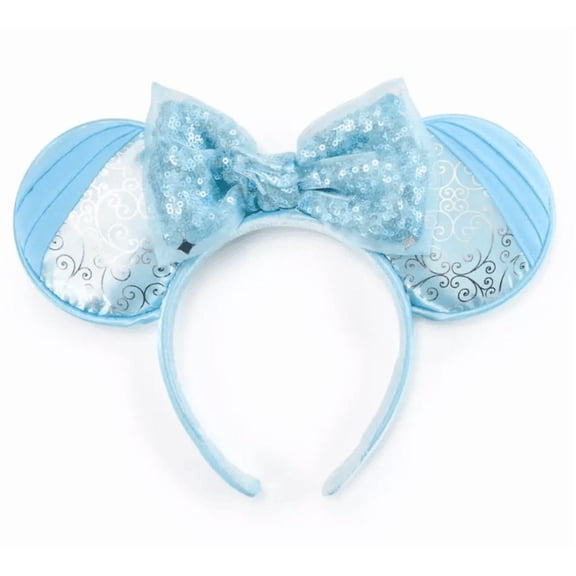 Disney Parks Cinderella Princess Minnie Mouse Ear Headband for Adults New With Tag