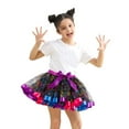 thumbnail image 5 of XQYLOS Halloween Tutu Skirt, Print Tulle Ballet Skirt for Girls, Dance Party Skirt with Bat Wing Sleeves, Trick-or-Treat Dress Up Ensemble, 5 of 8