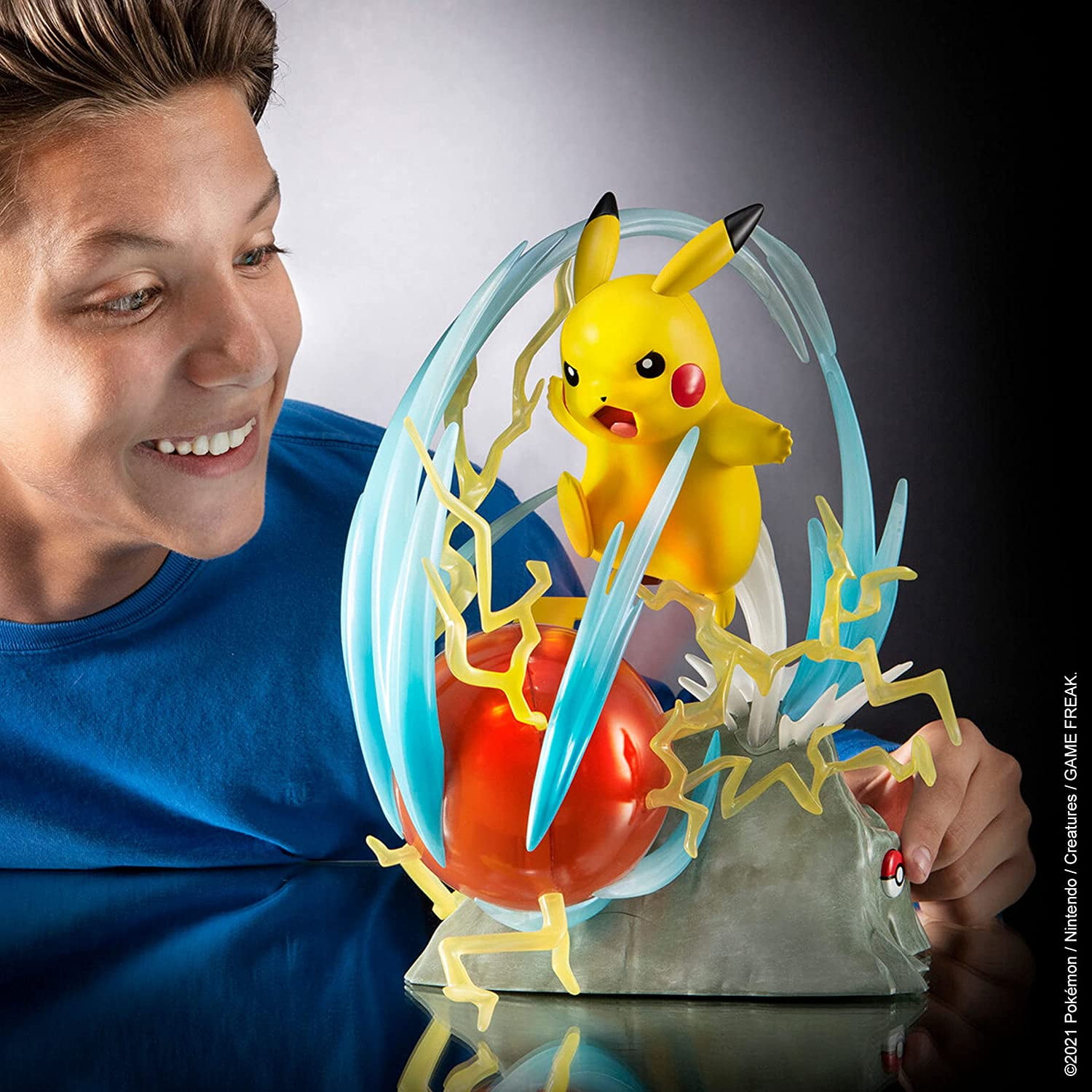 Pikachu Statue Figure - Light FX - Walmart.com