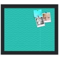thumbnail image 2 of PinPix ArtToFrames 12x10 Custom Cork Bulletin Board    Poster Board Has a Fabric Style Canvas Finish, Framed in Satin Black (PinPix-650), 2 of 5