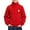 Red, variant on Spazoro Boys Turtleneck Knit Sweater, High Neck Long Sleeve Solid Color Regular Fit Fuzzy Plush Basic Pullover Knitwear for Kids Sky Blue Size 3-4T
