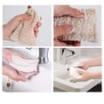 thumbnail image 5 of Bolsa de ahorro de jabón de sisal (paquete de 5) ideal para sobras y guardar jabones, bolsas de jabón de fibra natural para espumar y secar el jabón, bolsa de jabón orgánico Sincero Hogar, 5 of 5
