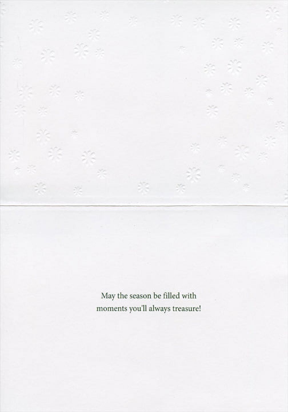 Designer Greetings Flowers and Vines : Season's Greetings on Blue Box of 18 Christmas / Holiday Cards