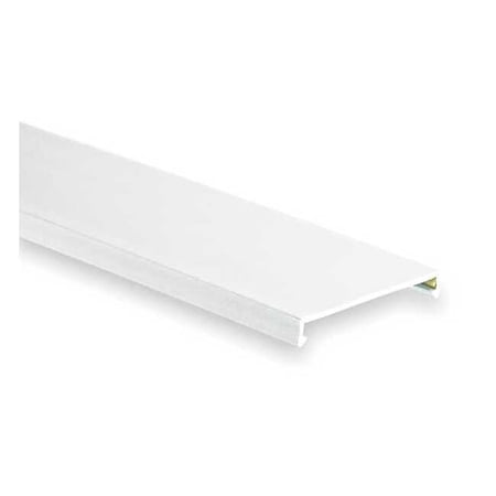 Wire Duct Cover Flush White 4.25Wx0.37D C4WH6-F