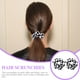 thumbnail image 4 of 2 PCS Mujeres Scrunchies Patrón de Tablero Pelo Cuerda Mujeres Elástico Hairbanda, 4 of 6