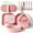 pink, variant on 23pcs Pots and Pans Non Stick, Cookware Sets Detachable Handle, Induction Kitchen Pots and Pans,NonStick Cooking Set, Oven/Dishwasher/Fridge , Space Saving,Healthy Kitchen Cookware Sets