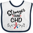 thumbnail image 3 of Inktastic Chd Awareness Month Ribbon Boys or Girls Baby Bib, 3 of 4