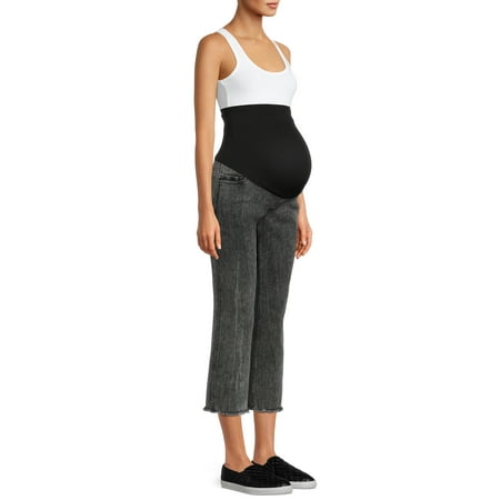 

Alivia Ford Maternity Crop Kick Flare Jeans