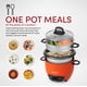 thumbnail image 2 of Olla Arrocera AROMA ARC-743-1NGOR 1.5Qt 6 Tazas Naranja, 2 of 7
