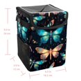 thumbnail image 5 of Fireflies Foldable Car Trash Bin with Lid and Leak-Proof Mini Trash Can - Hanging Storage Bag for Car Garbage Can, 5 of 6