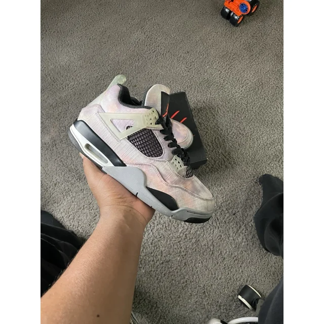 Ni - ke Size 8.5m- Air Jordan 4 Retro Zen Master DH7138-506 Purple Pink Tie-Dye Mens