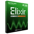 thumbnail image 1 of Elixir Nickel Plated Steel Bass Guitar Strings with Nanoweb Coating- Medium 45-105, Long Scale, 1 of 7