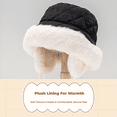 thumbnail image 3 of Abbraccia Sombrero cubo mujer, forro polar, cortaviento, invierno, 3 of 6
