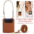 thumbnail image 2 of for Samsung Galaxy Z Flip 6 Crossbody Wallet Case with Built-in Card Slots Premium PU Leather Wristlet Strap and Lanyard, Carrying Handbag Phone Case for Samsung Galaxy Z Flip 6 Women Girls, Brown, 2 of 6