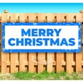 thumbnail image 1 of Merry Christmas 13 oz Vinyl Banner With Metal Grommets, 1 of 4