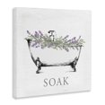thumbnail image 2 of Stupell Industries Farmhouse Soak Bathtub with Lavender Canvas Art, 36 x 36, by Lettered and Lined, 2 of 7