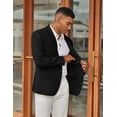 thumbnail image 3 of COOFANDY Men's Casual Blazer Slim Fit Two Button Lightweight Sport Coats Business Suit Jacket, 3 of 6