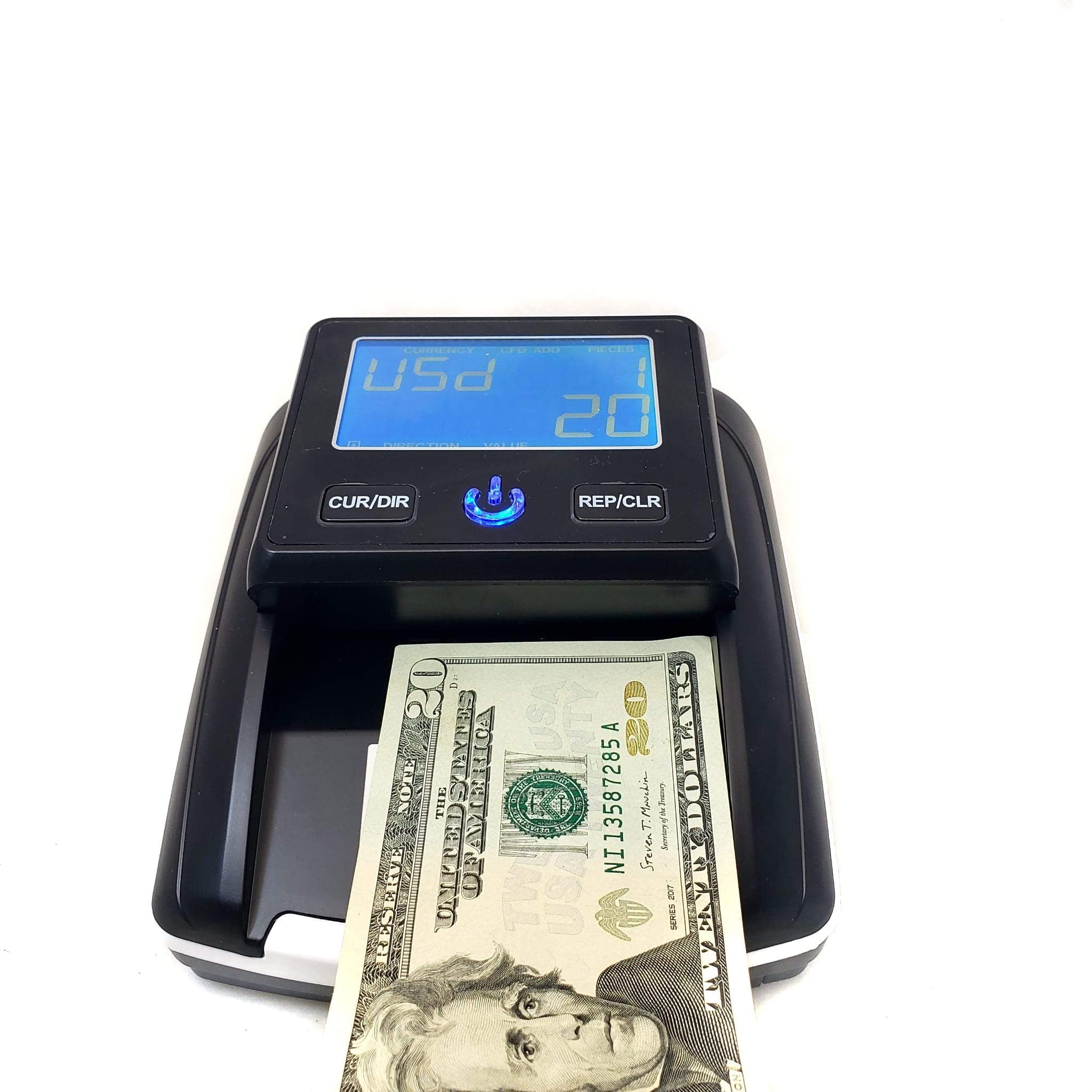 10pcs Mini 2 in 1 Counterfeit Money Detector Dollar Fake Currency UV Checker 