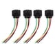 thumbnail image 3 of 1J0973724, Conector De Bobina De Encendido Duradero, Kit De Cables De Bobina De Encendido, Antienvejecimiento, 4 Piezas Para Automóvil, 3 of 7
